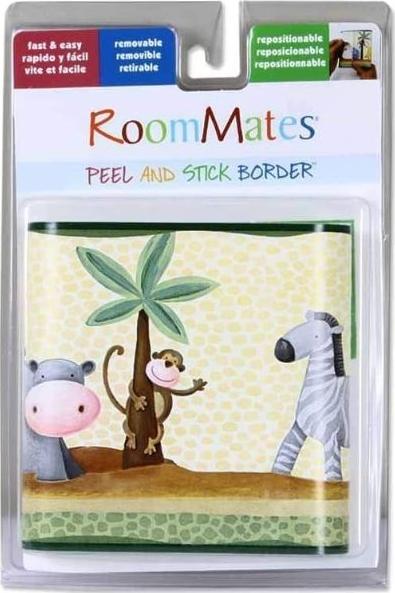 Produktbild Roommates Wandbild Bordüre Safari Baby's (457 x 13 cm)