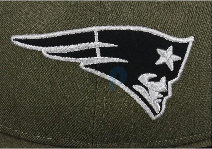 Produktbild New Era NFL - New England Patriots - Heather 59Fifty Cap Oliv 7 3/8 (56)