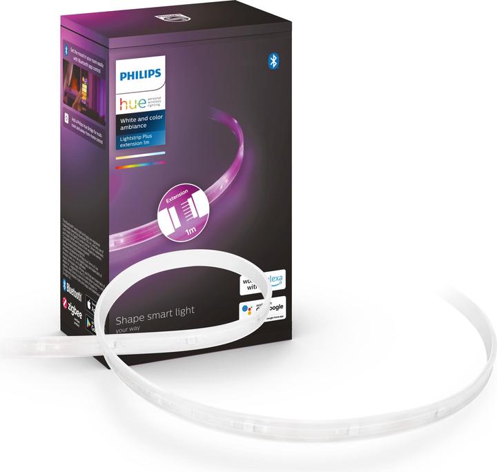 Actual product image Philips Hue Lightstrips BT Extension (RGBW, 100 cm, Indoor)