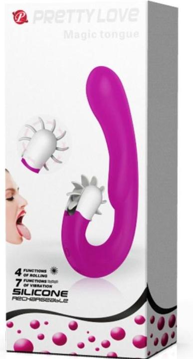 Image du produit Addicted toys Vibrateur avec langue rotative