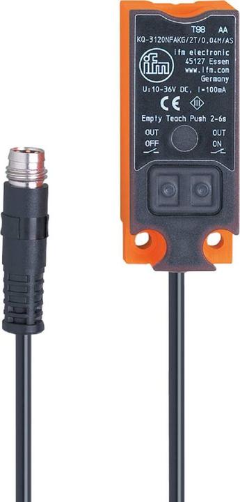 Produktbild IFM KQ-3120NFPKG/2T/0,04 Kapazitiver Sensor DC PNP Schliesser / Öf KQ3120NFPKG2T00