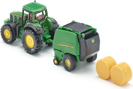Produktbild Siku 1665 John Deere mit Ballenpresse