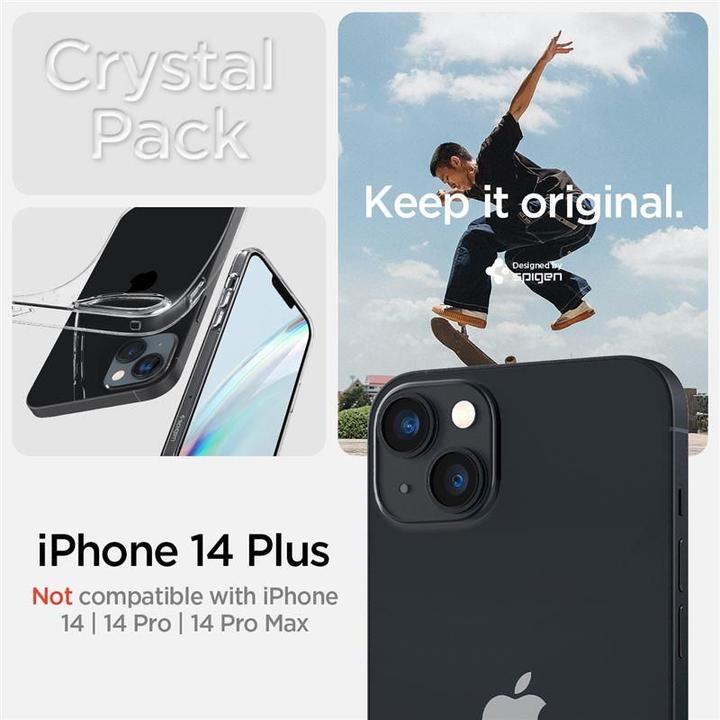 Immagine prodotto Spigen Confezione Crystal Pack Iphone 14 Plus Crystal Clear (Apple iPhone 14 Plus)