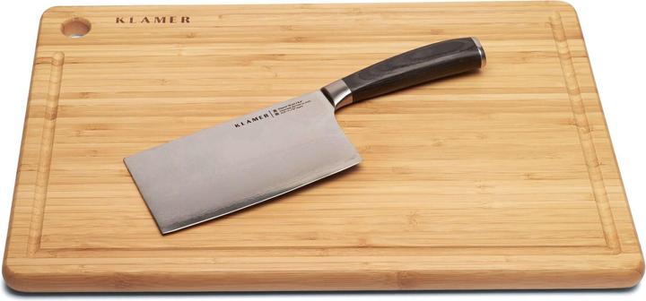 Produktbild KLAMER Damast Hackmesser 16cm Chinesisches Kochmesser, Küchenbeil (16 cm)