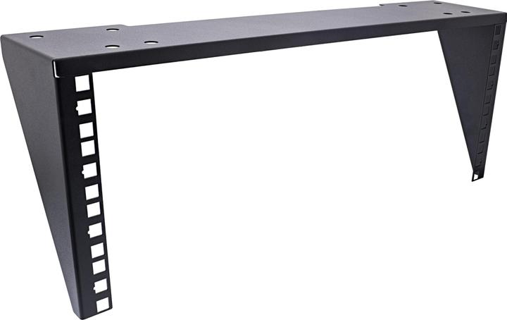 InLine 19" Rack zur Untertisch-Montage, 4HE, schwarz