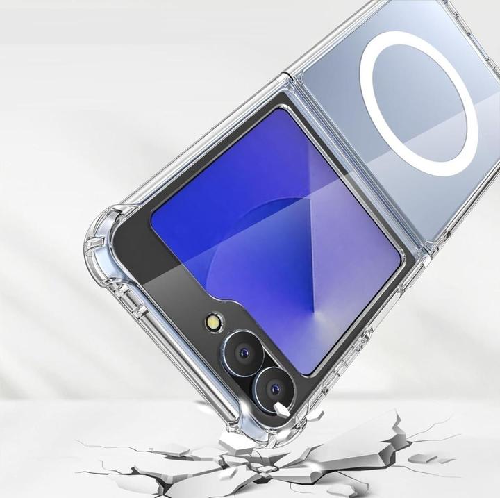 Productafbeelding Screenguard Magnetische Samsung Galaxy Z Flip6 Clear MagSafe hoesje (Samsung Galaxy Z Flip6)