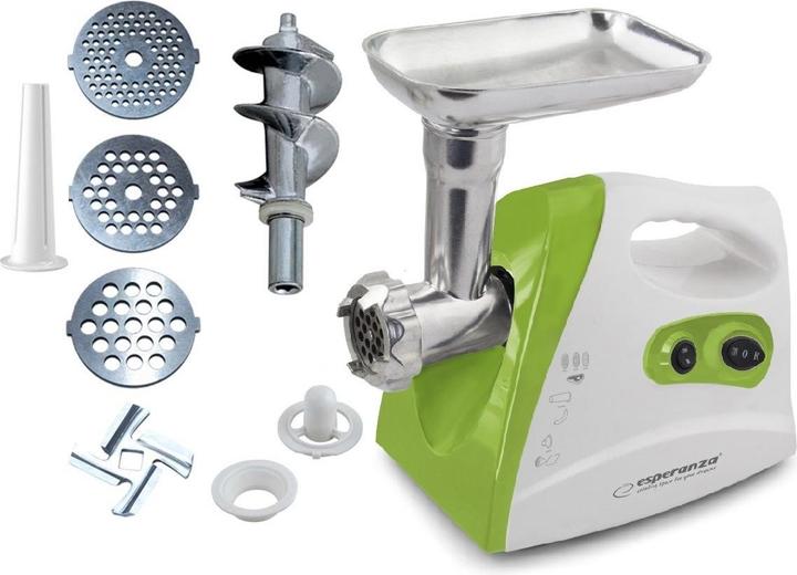Produktbild Esperanza Shaver for grinding meat Meatball EKM012G (600W, green color, white)