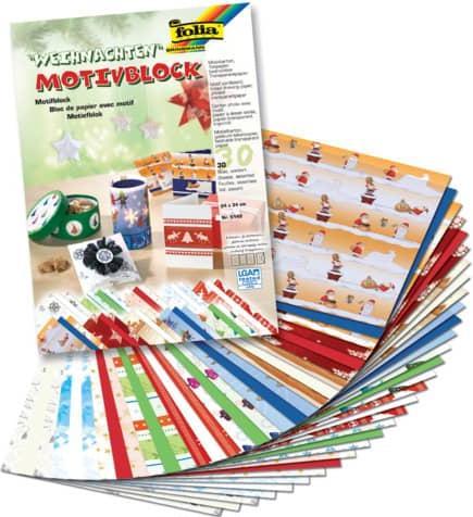 Produktbild Folia Motivblock Weihnachten 2 (270 g/m², 30 x)