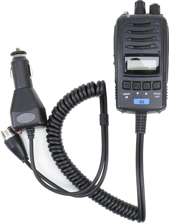 Aim TTi TTi TCB-H100 portable CB radio, 12V/24V power supply, Roger Beep, squelch