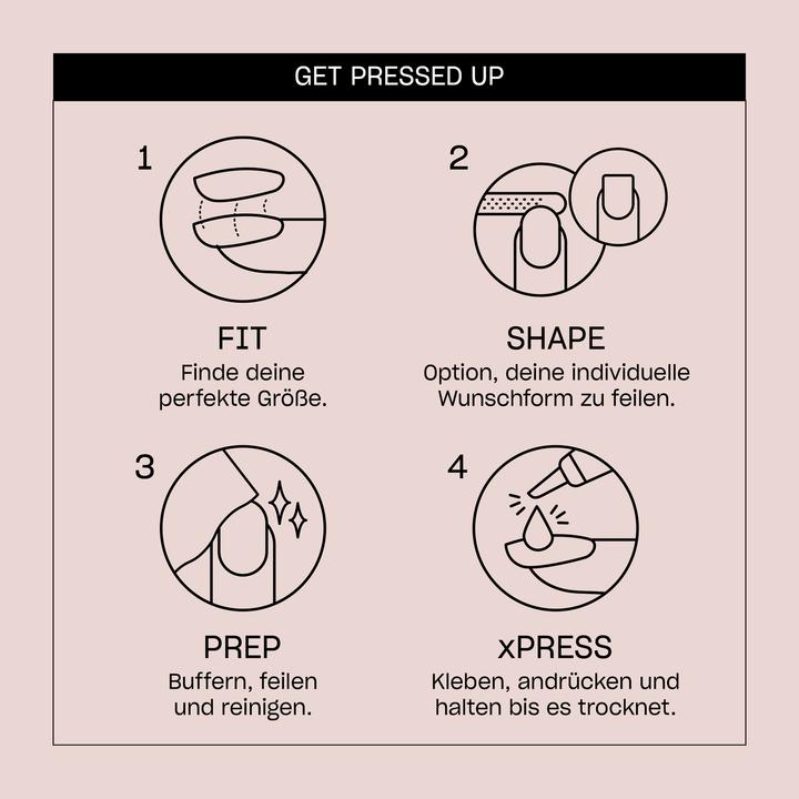 Produktbild OPI Xpress/On (Kunstnägel, Weiss, Rosa)