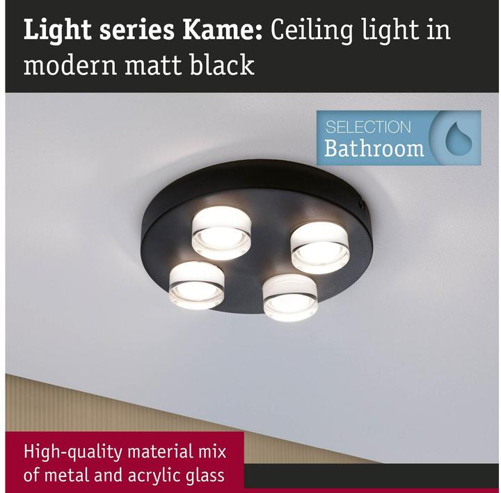 Actual product image Paulmann Badleuchte Kame (2480 lm)