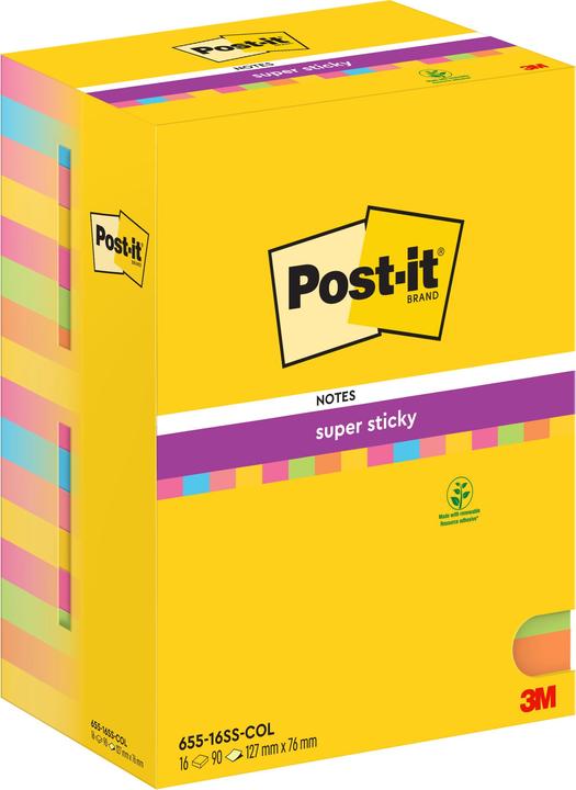 Immagine prodotto Post-it Super appiccicoso (127 x 76 mm)