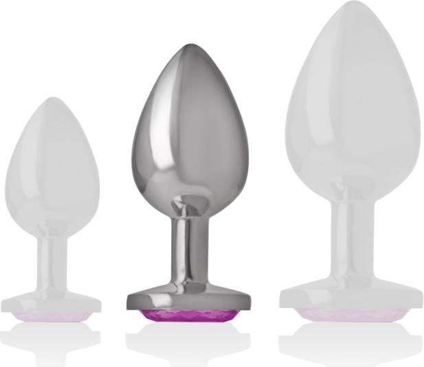 Image du produit Intense Plug Anal Métal Rose Taille M