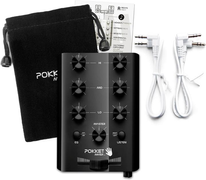 Actual product image Pokketmixer Mini DJ Mixer Red (Line-mixer)