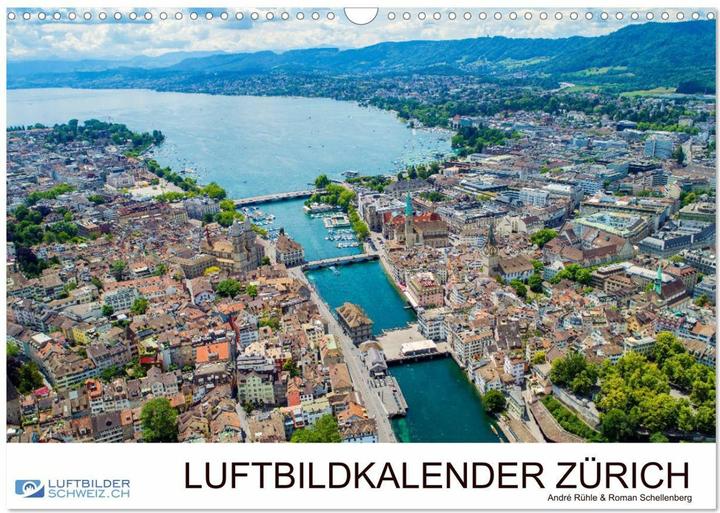 Actual product image Luftbildkalender Zrich (Wandkalender 2025 DIN A3 quer), Monatskalender (A3, German)