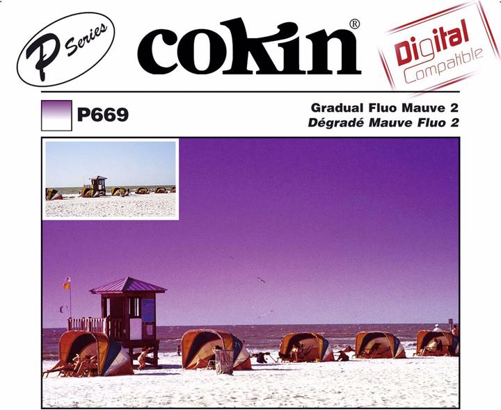 Immagine prodotto Cokin Filtro P669 Gradiente malva fluo 2 (82 mm, Filtri graduati grigi)
