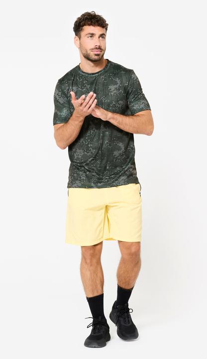 Actual product image Domyos T-Shirt Herren Rundhalsausschnitt atmungsaktiv - khaki (XXL)