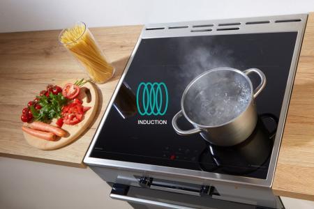 Produktbild Gorenje GEIT5C60WPG cooker Freestanding cooker Zone induction hob White A