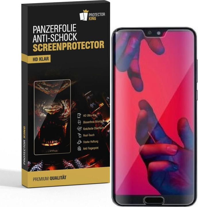 Produktbild Protectorking 4x Panzerfolie Anti-Shock HD Klar (4 Stück, Huawei P20 Pro)