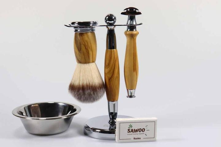 Produktbild Sawoo Rasierset Woolive 5tlg.
