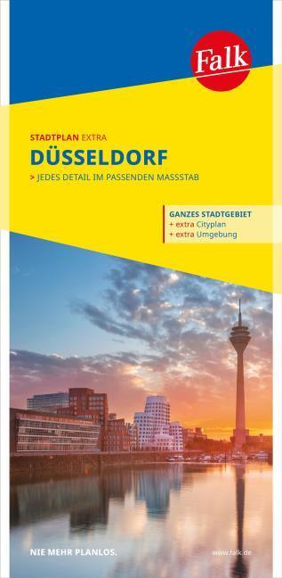 Produktbild Falk Stadtplan Extra Düsseldorf 1:20.000