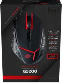 Actual product image MediaRange Wired gaming mouse with adjustable weights (Cable)