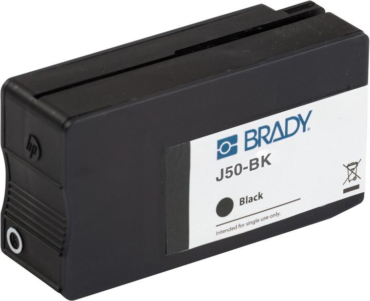 Actual product image Brady J50-BK - pigment based ink - black - - BradyJet J5000 - 101.6