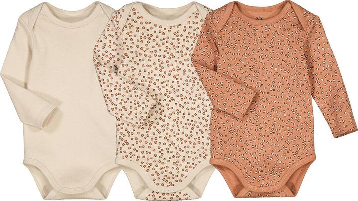 La Redoute Collections 3er-Pack langärmelige Bodys (74)