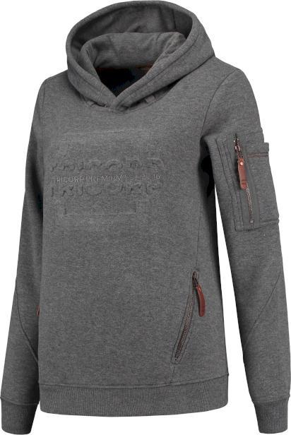 Immagine prodotto Tricorp 304007StonegreymelXL Sweater Premium Capuchon Logo Dames (XL)
