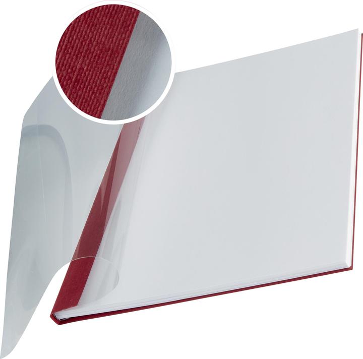 Produktbild Leitz impressBIND Mappen Soft Cover A4 10 Stk. - 7 mm, bordeaux (A4, 10 x)