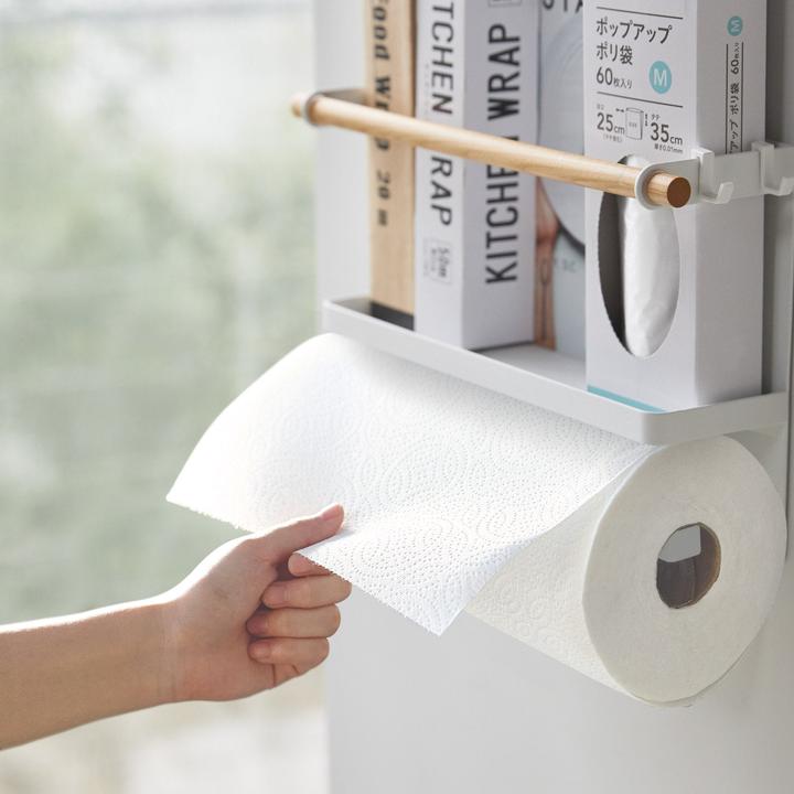 Produktbild Yamazaki Magnetisches Regal mit Küchenrollenhalter TOSCA