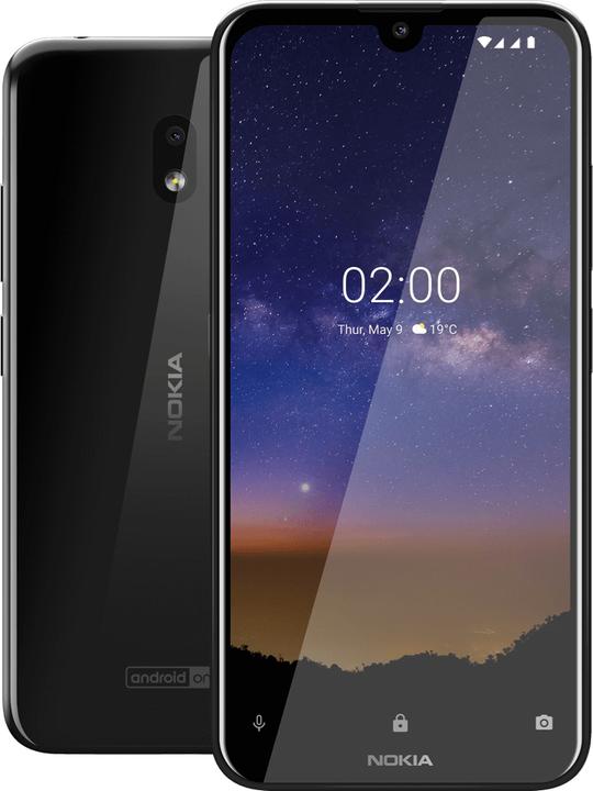 Produktbild Nokia 2.2 (16 GB, Schwarz, 5.71", Hybrid Dual SIM, 13 Mpx, 4G)