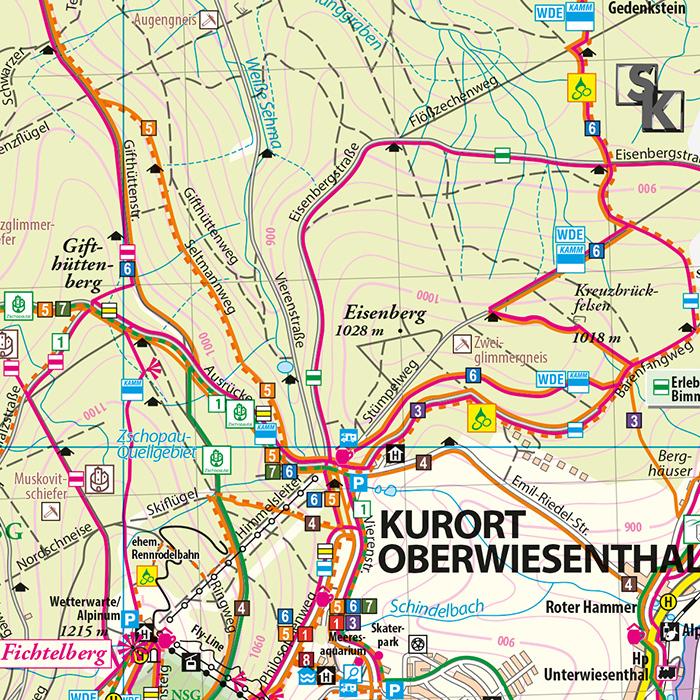 Produktbild Oberwiesenthal und Umgebung 1 : 33 000
