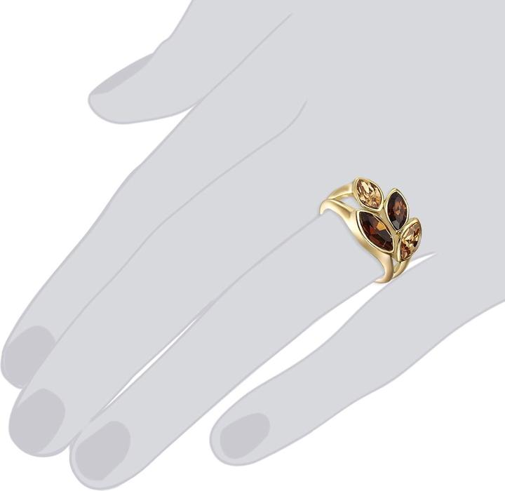 Actual product image Lulu & Jane Metal alloy decorated with crystals from Swarovski® yellow gold - 29421 (50)