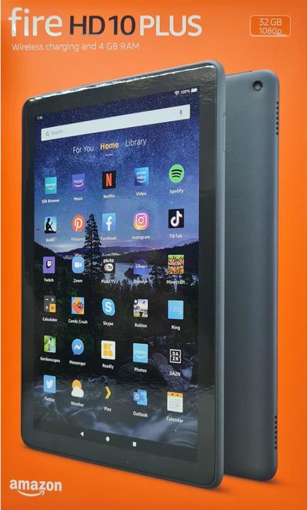Immagine prodotto Amazon Fire HD 10 Plus (2021) incluso Alexa (10.10", 32 GB, Grigio ardesia)