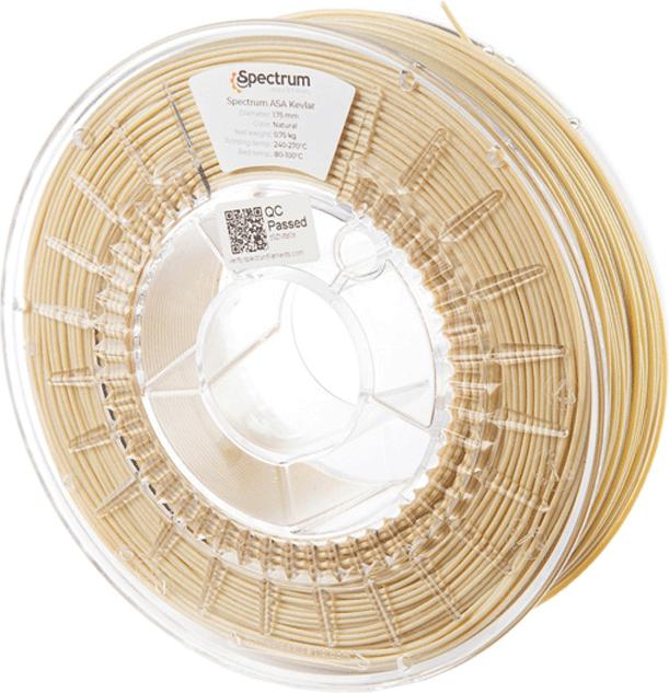 Actual product image Filament ASA Kevlar 1.75mm Natural 0,75kg (ASA, 1.75 mm, 750 g, Transparent)