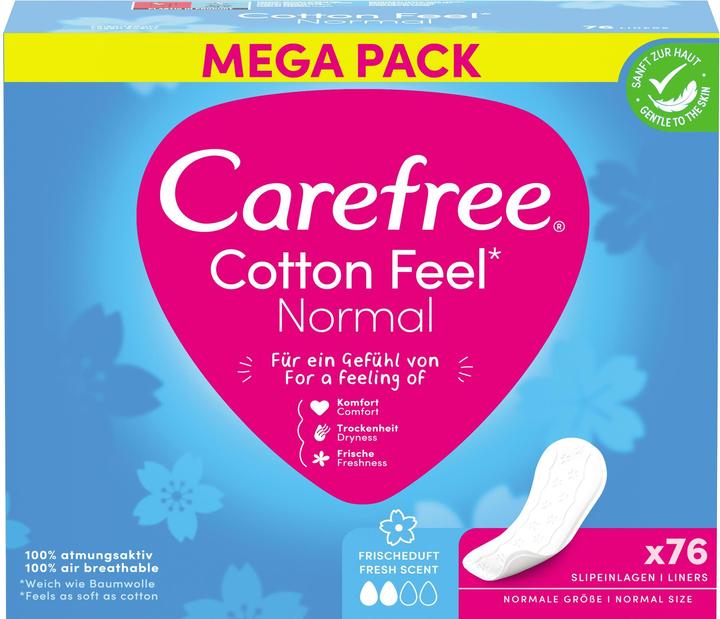 Carefree Cotton Feel (76 x, Slipeinlagen)