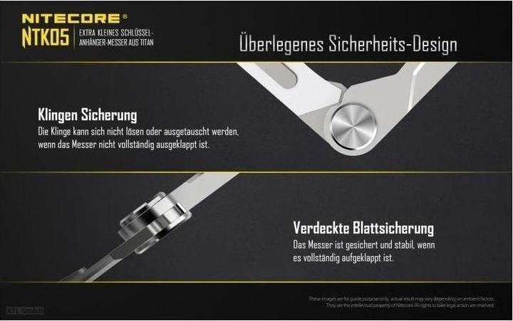 Produktbild Nitecore Titan Knife NTK05 (4.20 cm)