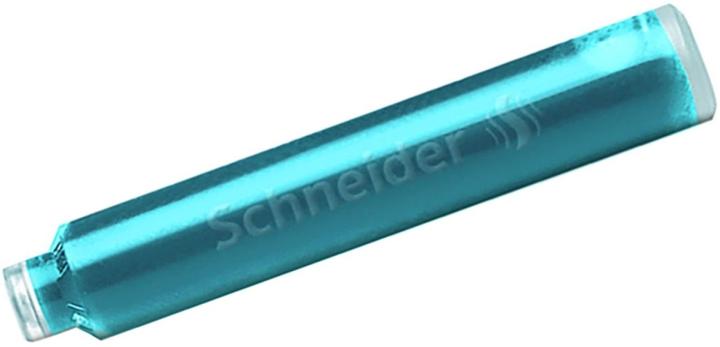 Actual product image Schneider Ink cartridge Callissima 6 pieces, Bermuda Blue (ink cartridges, Blue)