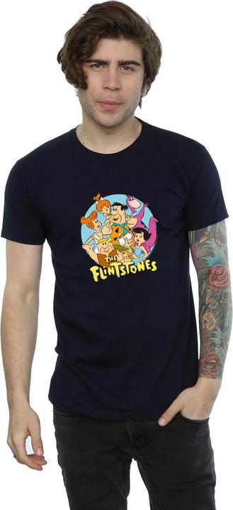 Produktbild The Flintstones Group Circle TShirt (S)