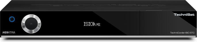 Produktbild TechniSat TechniCorder ISIO STC schwarz, Doppel-QuattroTuner (2x DVB-C/T/S2)
