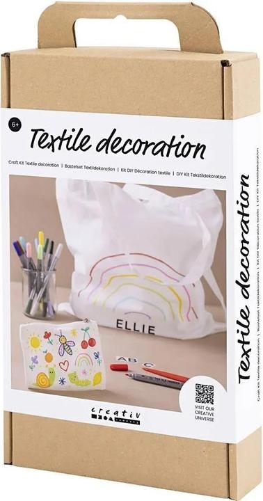 Produktbild Creativ Company Bastelset Textildekoration Tasche, Portemonnaie