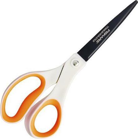Fiskars Titanium Non Stick™ Schaar wit-oranje 21,0 cm (21 cm)