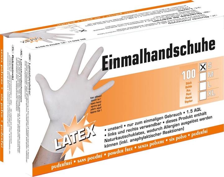 Produktbild Kerbl Einmalhandschuh Latex Top (S)