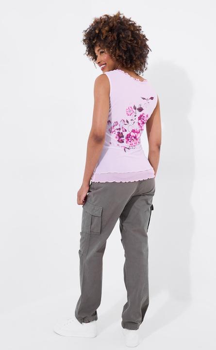 Actual product image Joe Browns Layered Mesh Floral Vest