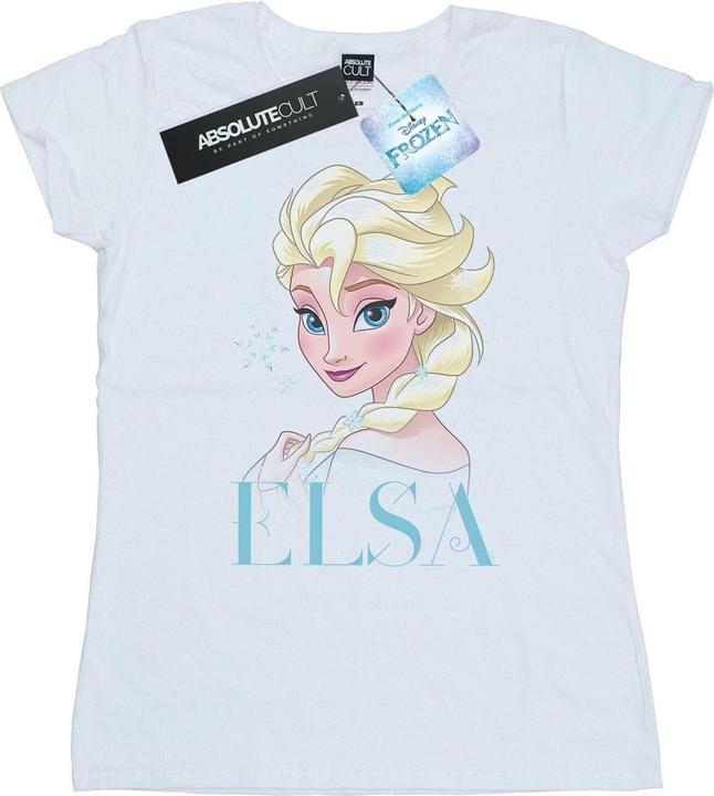 Disney Frozen Elsa Snowflake Portrait TShirt (M)
