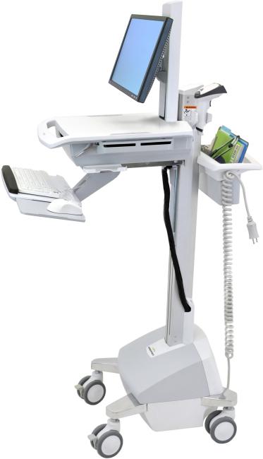 Ergotron Chariot multimédia StyleView EMR, SLA Powered, EU Aluminium