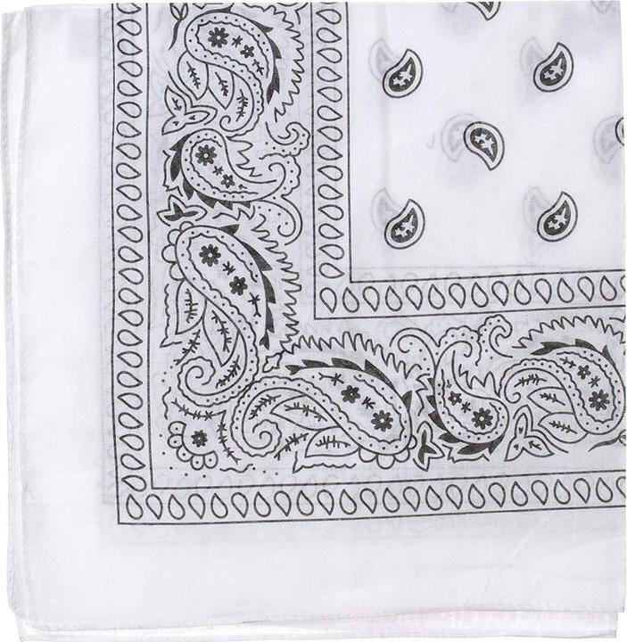 Actual product image JTI Bandana, patterned - white