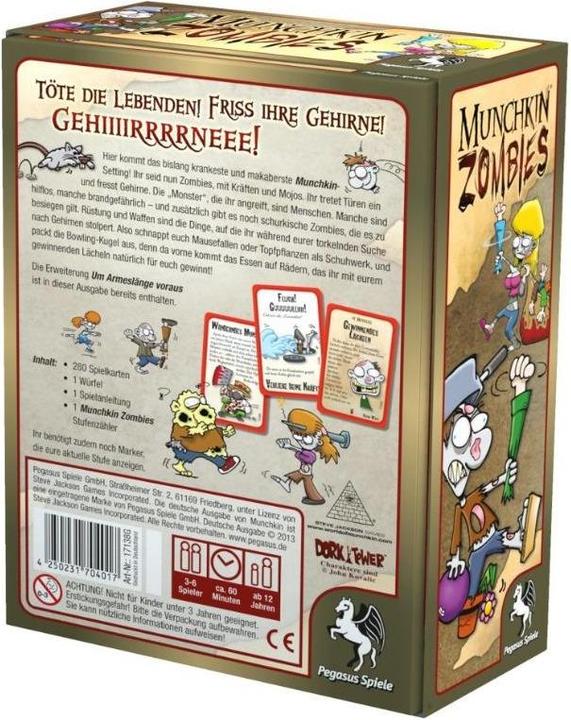 Actual product image Pegasus Munchkin Zombies 1+2 (German)