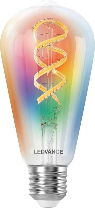 Actual product image Ledvance SMART+ MATTER FILAMENT EDISON MULTICOLOR 4.8W 827...865 Multicolour E27 (E27, 4.80 W, 470 lm, 1 x, F)
